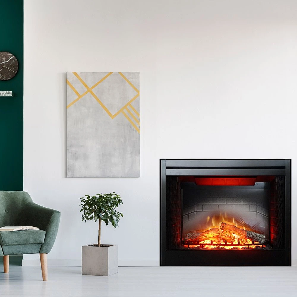 Empire White Mountain Hearth EF39 Nexfire 39-Inch Traditional Electric Fireplace With Inner Glow Log Set And Brick Liner 6 Empire White Mountain Hearth EF39 Nexfire 39-Inch Traditional Electric Fireplace With Inner Glow Log Set And Brick Liner - Image 4