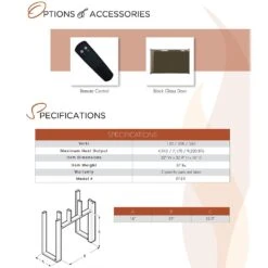 Empire White Mountain Hearth EF39 Nexfire 39-Inch Traditional Electric Fireplace With Inner Glow Log Set And Brick Liner 14 Empire White Mountain Hearth EF39 Nexfire 39-Inch Traditional Electric Fireplace With Inner Glow Log Set And Brick Liner -Lennox Fires Shop ef39 f 10 21