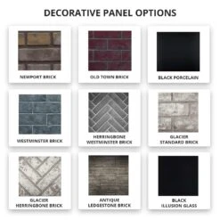 Napoleon EX36xTEL Elevation X Series Electronic Ignition 36-Inch Direct Vent Gas Fireplace 9 Napoleon EX36xTEL Elevation X Series Electronic Ignition 36-Inch Direct Vent Gas Fireplace -Lennox Fires Shop elevate deco panel options b 11 20