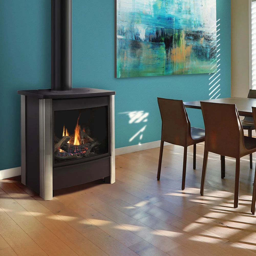 Kingsman FDV451 27-Inch Freestanding Direct Vent Gas Stove With Log Set 4 Kingsman FDV451 27-Inch Freestanding Direct Vent Gas Stove With Log Set - Image 2