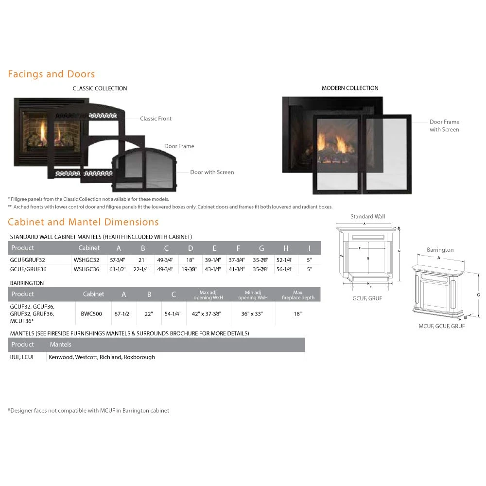 Monessen LSTF36-B Lo-Rider 36-Inch See-Through Vent-Free Firebox With Gas Log Set 7 Monessen LSTF36-B Lo-Rider 36-Inch See-Through Vent-Free Firebox With Gas Log Set - Image 5