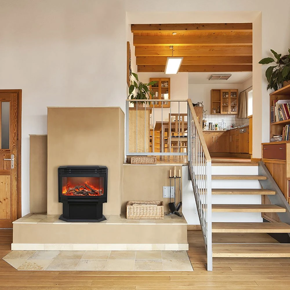 Sierra Flame By Amantii Freestand 26-Inch Smart Electric Fireplace 4 Sierra Flame By Amantii Freestand 26-Inch Smart Electric Fireplace - Image 2