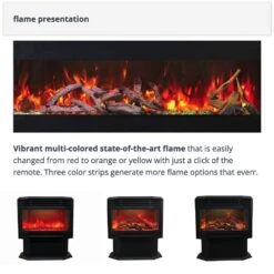 Sierra Flame By Amantii Freestand 26-Inch Smart Electric Fireplace 12 Sierra Flame By Amantii Freestand 26-Inch Smart Electric Fireplace -Lennox Fires Shop fs 26 922 e 07 22