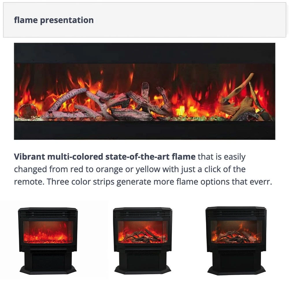 Sierra Flame By Amantii Freestand 26-Inch Smart Electric Fireplace 7 Sierra Flame By Amantii Freestand 26-Inch Smart Electric Fireplace - Image 5