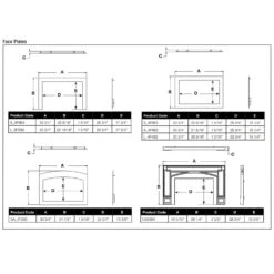 Napoleon GDIX3N-1 Oakville Series Electronic Ignition Direct Vent Gas Fireplace Insert -Lennox Fires Shop gdix3 specs 2
