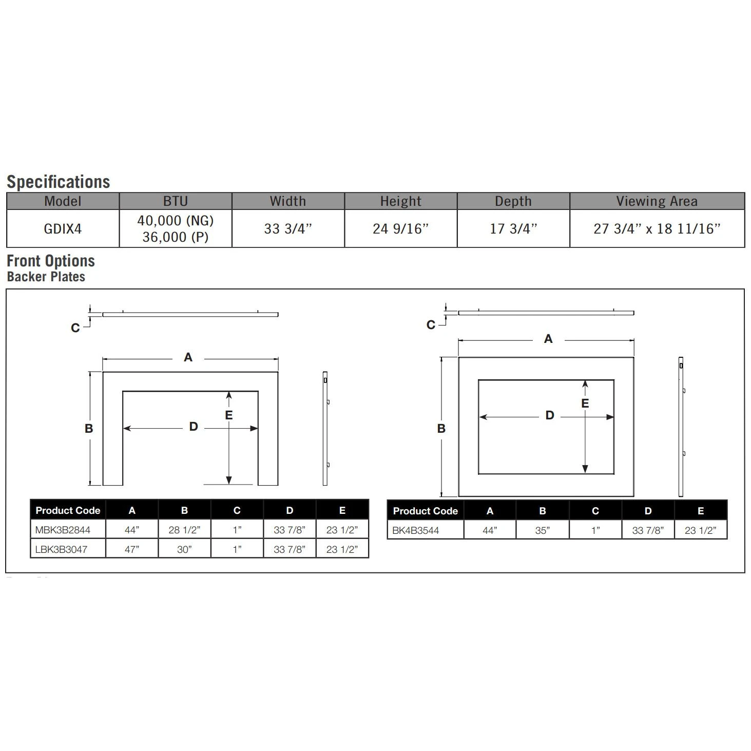Napoleon GDIX4N-1 Oakville Series Electronic Ignition Direct Vent Gas Fireplace Insert 8 Napoleon GDIX4N-1 Oakville Series Electronic Ignition Direct Vent Gas Fireplace Insert - Image 6