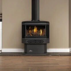 Napoleon GDS28-1NSB Haliburton Millivolt Ignition Direct Vent Gas Stove -Lennox Fires Shop gds28 1nsb ls b 01 22 1