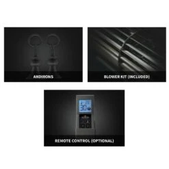 Napoleon GDS28-1NSB Haliburton Millivolt Ignition Direct Vent Gas Stove -Lennox Fires Shop gds50 1nsb ls f 01 22 2