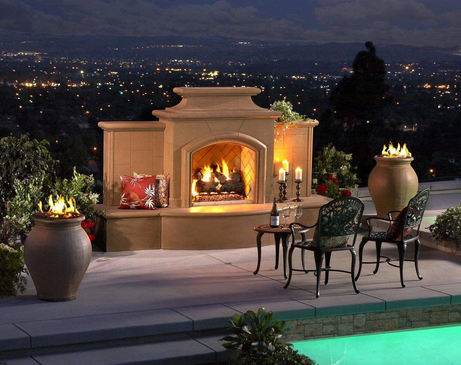 American Fyre Designs Grand Mariposa Outdoor Gas Fireplace 4 American Fyre Designs Grand Mariposa Outdoor Gas Fireplace - Image 2