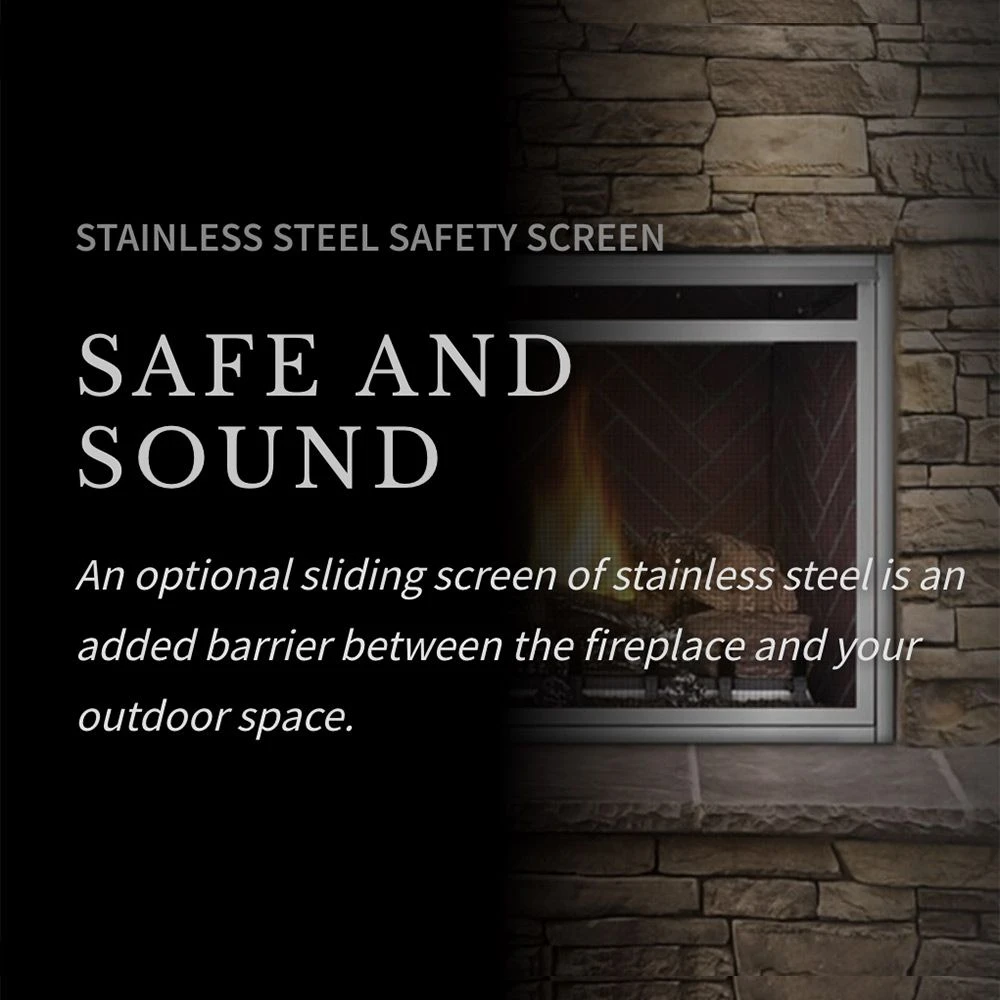 Napoleon GSS36CFNE Riverside Clean Face Outdoor Electronic Ignition Gas Fireplace With Remote And Log Set 10 Napoleon GSS36CFNE Riverside Clean Face Outdoor Electronic Ignition Gas Fireplace With Remote And Log Set - Image 8