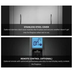 Napoleon GSS36CFNE Riverside Clean Face Outdoor Electronic Ignition Gas Fireplace With Remote And Log Set 20 Napoleon GSS36CFNE Riverside Clean Face Outdoor Electronic Ignition Gas Fireplace With Remote And Log Set -Lennox Fires Shop gss36cfne config feat e 02 22