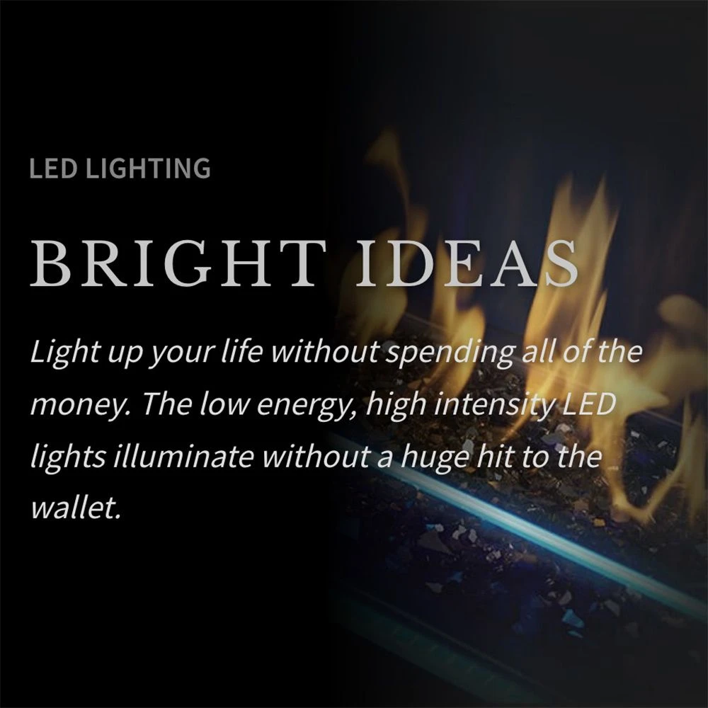 Napoleon GSS48STE Galaxy Linear See-Through Outdoor Electronic Ignition Gas Fireplace With LED Lighting And Remote 10 Napoleon GSS48STE Galaxy Linear See-Through Outdoor Electronic Ignition Gas Fireplace With LED Lighting And Remote - Image 8