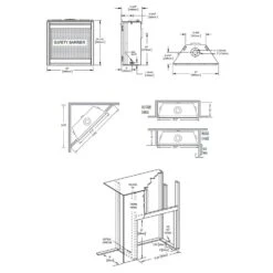 Napoleon GX36TR-1 Ascent X Series Millivolt Ignition Direct Vent Gas Fireplace 14 Napoleon GX36TR-1 Ascent X Series Millivolt Ignition Direct Vent Gas Fireplace -Lennox Fires Shop gx36 dimensions 12 19 1
