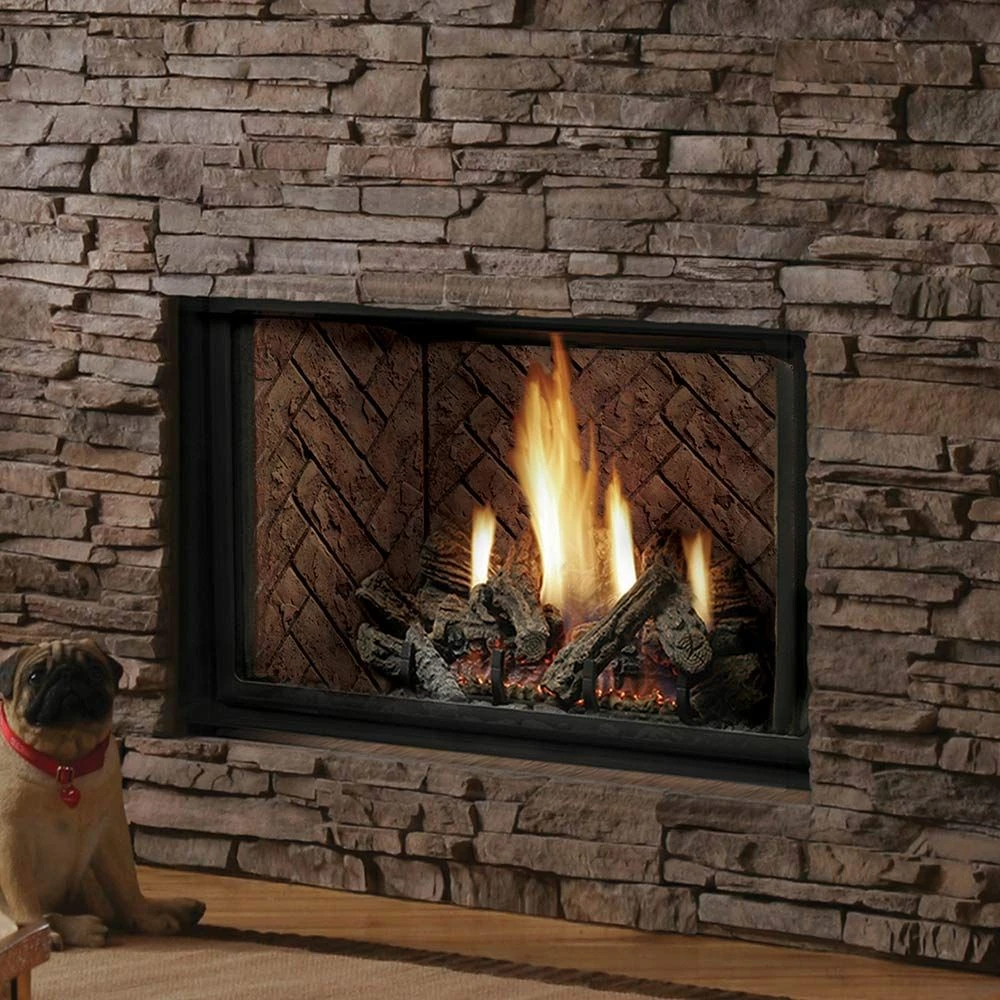 Kingsman HBZDV3624 36-Inch Zero Clearance Dual Burner Direct Vent Gas Fireplace With Log Set 3 Kingsman HBZDV3624 36-Inch Zero Clearance Dual Burner Direct Vent Gas Fireplace With Log Set