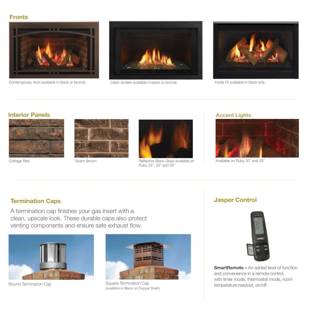 Majestic JASPER30IN Jasper 30-Inch Direct Vent Gas Insert 7 Majestic JASPER30IN Jasper 30-Inch Direct Vent Gas Insert - Image 5