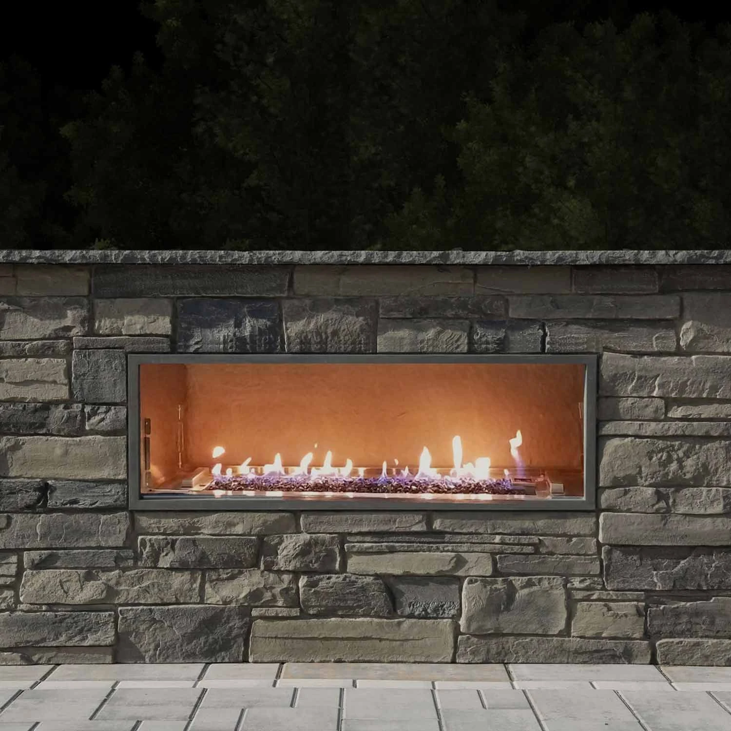 Firegear OFP-60LECO-LED Kalea Bay Linear Outdoor Fireplace, 60-Inch 6 Firegear OFP-60LECO-LED Kalea Bay Linear Outdoor Fireplace, 60-Inch - Image 4