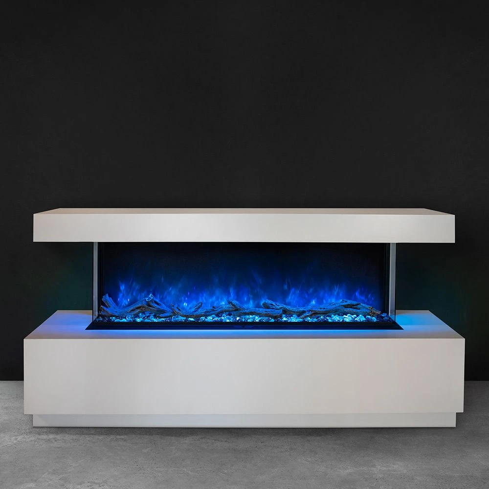 Modern Flames LPM-6816-WMC Landscape Pro Multi 68-Inch Three-Sided Electric Fireplace With Wall Mount Mantel 4 Modern Flames LPM-6816-WMC Landscape Pro Multi 68-Inch Three-Sided Electric Fireplace With Wall Mount Mantel - Image 2