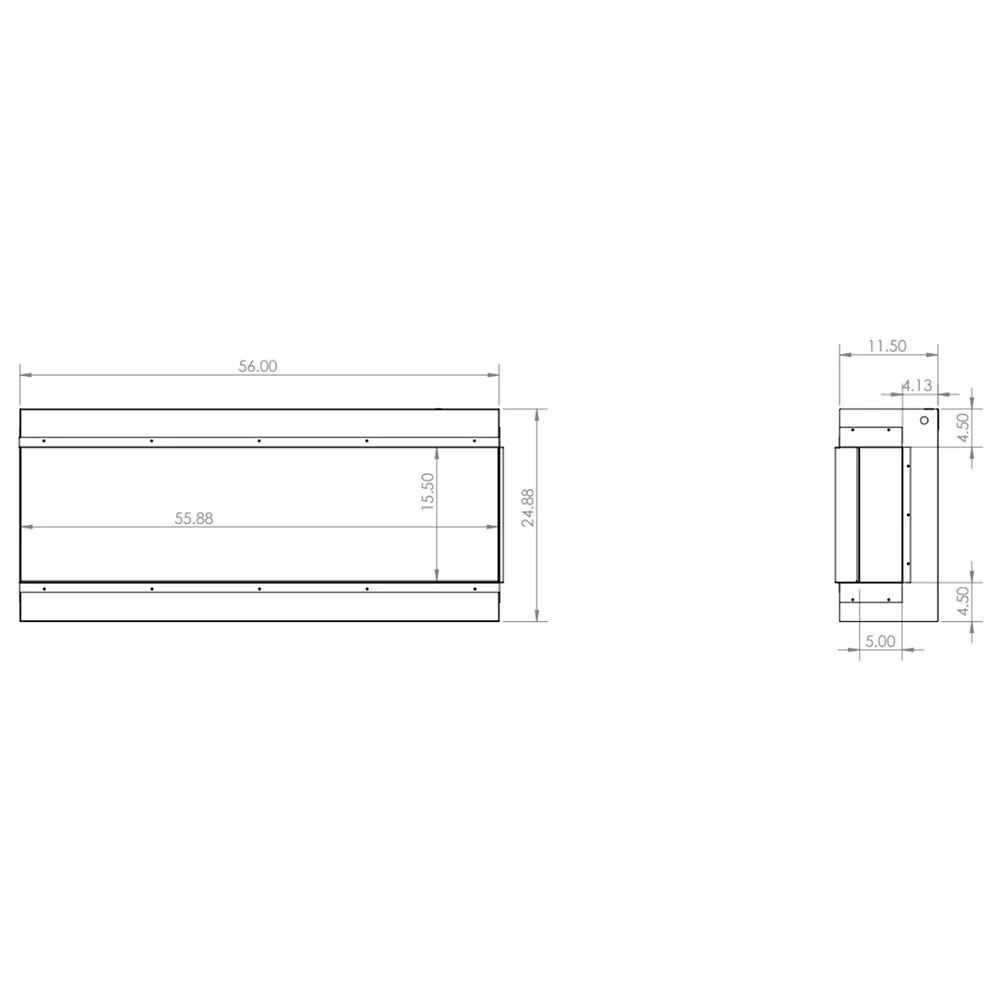 Modern Flames RS-3021 RedStone 30-Inch Built-In Electric Fireplace 5 Modern Flames RS-3021 RedStone 30-Inch Built-In Electric Fireplace - Image 3