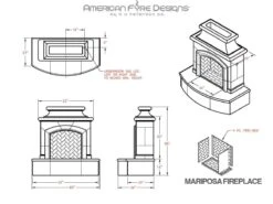 American Fyre Designs Mariposa Outdoor Gas Fireplace 19 American Fyre Designs Mariposa Outdoor Gas Fireplace -Lennox Fires Shop mariposa specs