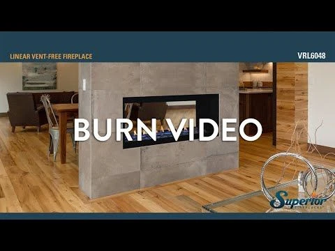 Superior 48-Inch Electronic Ignition Vent-Free Linear Gas Fireplace With Lights And Remote 7 Superior 48-Inch Electronic Ignition Vent-Free Linear Gas Fireplace With Lights And Remote - Image 5