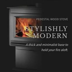 Napoleon S25 Wood Stove With Pedestal 11 Napoleon S25 Wood Stove With Pedestal -Lennox Fires Shop nap s25 feat a 01 22