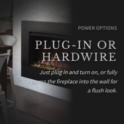 Napoleon NEFB30H Cineview 30-Inch Built-In Electric Fireplace With Logs, Crystal Media And Remote -Lennox Fires Shop nefb26h feat a 02 22