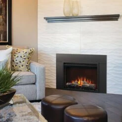 Napoleon NEFB30H Cineview 30-Inch Built-In Electric Fireplace With Logs, Crystal Media And Remote -Lennox Fires Shop nefb26h ls b 02 22