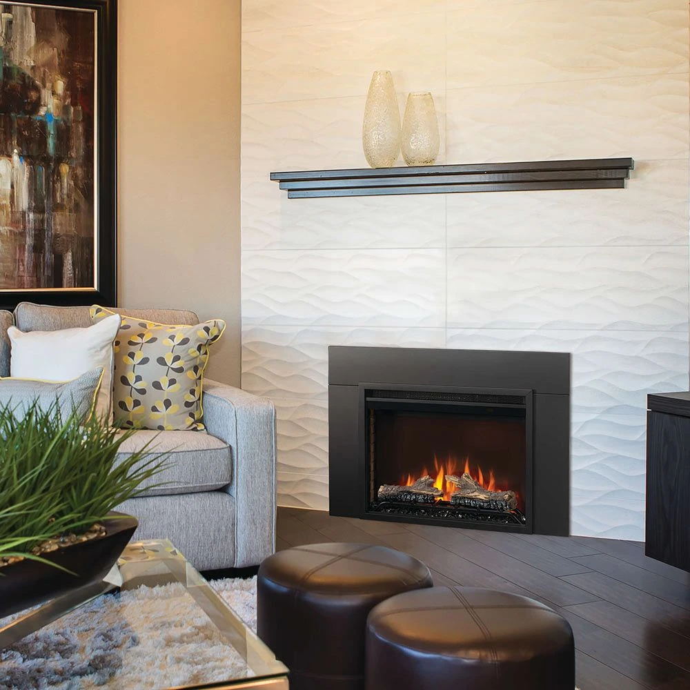 Napoleon NEFB30H-NEFTK3040 Cineview 30-Inch Electric Fireplace Insert With Logs, Crystal Media, Remote & 5-Inch Surround 3 Napoleon NEFB30H-NEFTK3040 Cineview 30-Inch Electric Fireplace Insert With Logs, Crystal Media, Remote & 5-Inch Surround