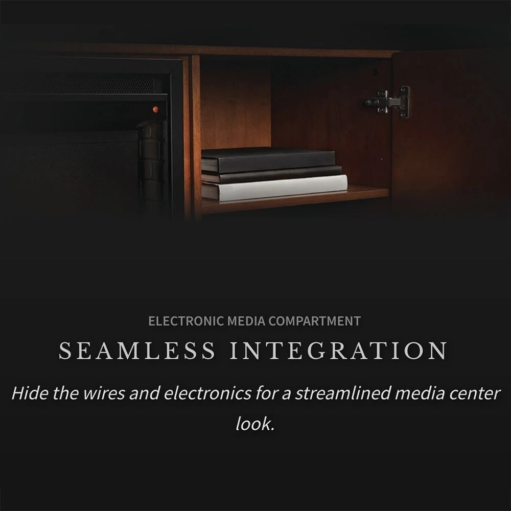 Napoleon NEFP26-3120WN Bella Electric Fireplace TV Stand With 26-Inch Cineview Firebox 7 Napoleon NEFP26-3120WN Bella Electric Fireplace TV Stand With 26-Inch Cineview Firebox - Image 5