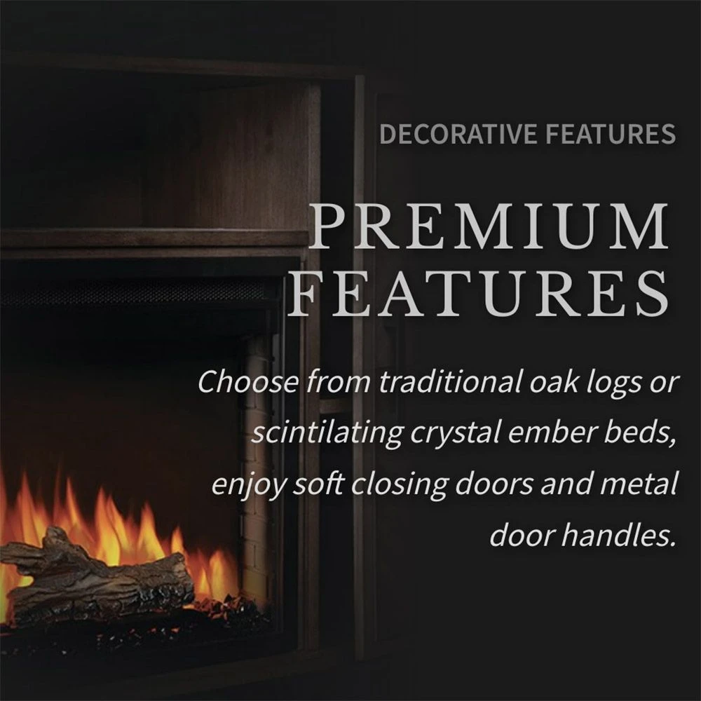 Napoleon NEFP30-3620RLB Hayworth Electric Fireplace TV Stand With 30-Inch Cineview Firebox 6 Napoleon NEFP30-3620RLB Hayworth Electric Fireplace TV Stand With 30-Inch Cineview Firebox - Image 5