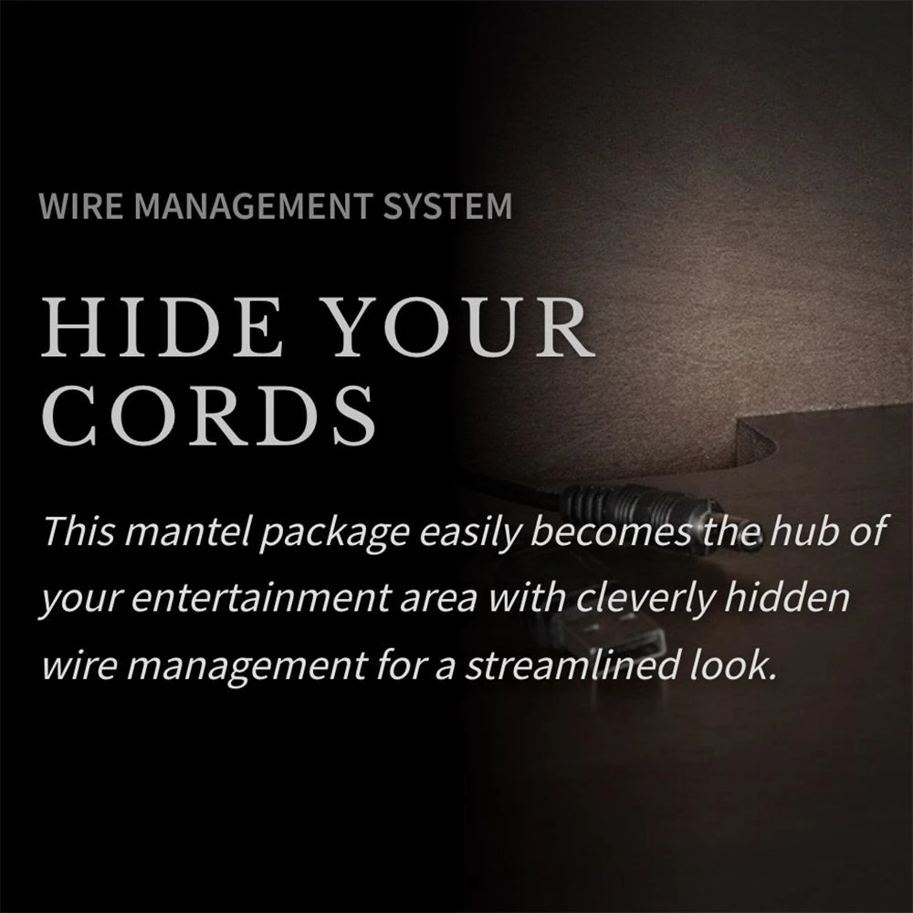 Napoleon NEFP30-3620RLB Hayworth Electric Fireplace TV Stand With 30-Inch Cineview Firebox 7 Napoleon NEFP30-3620RLB Hayworth Electric Fireplace TV Stand With 30-Inch Cineview Firebox - Image 6