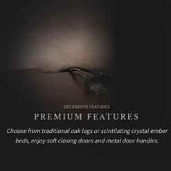 Napoleon NEFP30-3820AW Charlotte Electric Fireplace TV Stand With 30-Inch Cineview Firebox 16 Napoleon NEFP30-3820AW Charlotte Electric Fireplace TV Stand With 30-Inch Cineview Firebox -Lennox Fires Shop nefp30 3820aw feat c 02 22