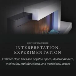 Napoleon NEFP32-5019W-IOT Stylus Cara Elite Wall Mount Electric Fireplace With Remote And Wood Surround -Lennox Fires Shop nefp32 5019w iot g 11 22