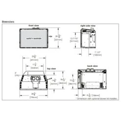 Napoleon GDI3N-1 Oakville Series Millivolt Ignition Direct Vent Gas Fireplace Insert 17 Napoleon GDI3N-1 Oakville Series Millivolt Ignition Direct Vent Gas Fireplace Insert -Lennox Fires Shop oakville g3 specs 3