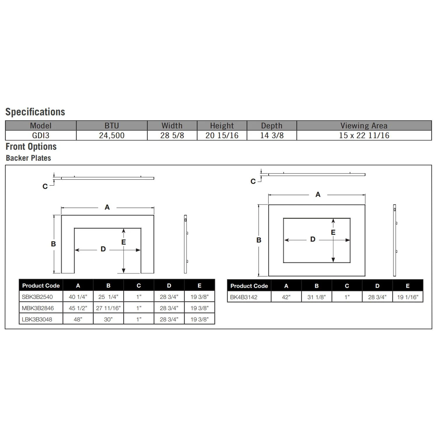 Napoleon GDI3N-1 Oakville Series Millivolt Ignition Direct Vent Gas Fireplace Insert 8 Napoleon GDI3N-1 Oakville Series Millivolt Ignition Direct Vent Gas Fireplace Insert - Image 6