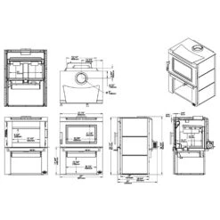 Osburn OB02032 Matrix Wood Stove With Blower 11 Osburn OB02032 Matrix Wood Stove With Blower -Lennox Fires Shop ob02032 specs a 10 20