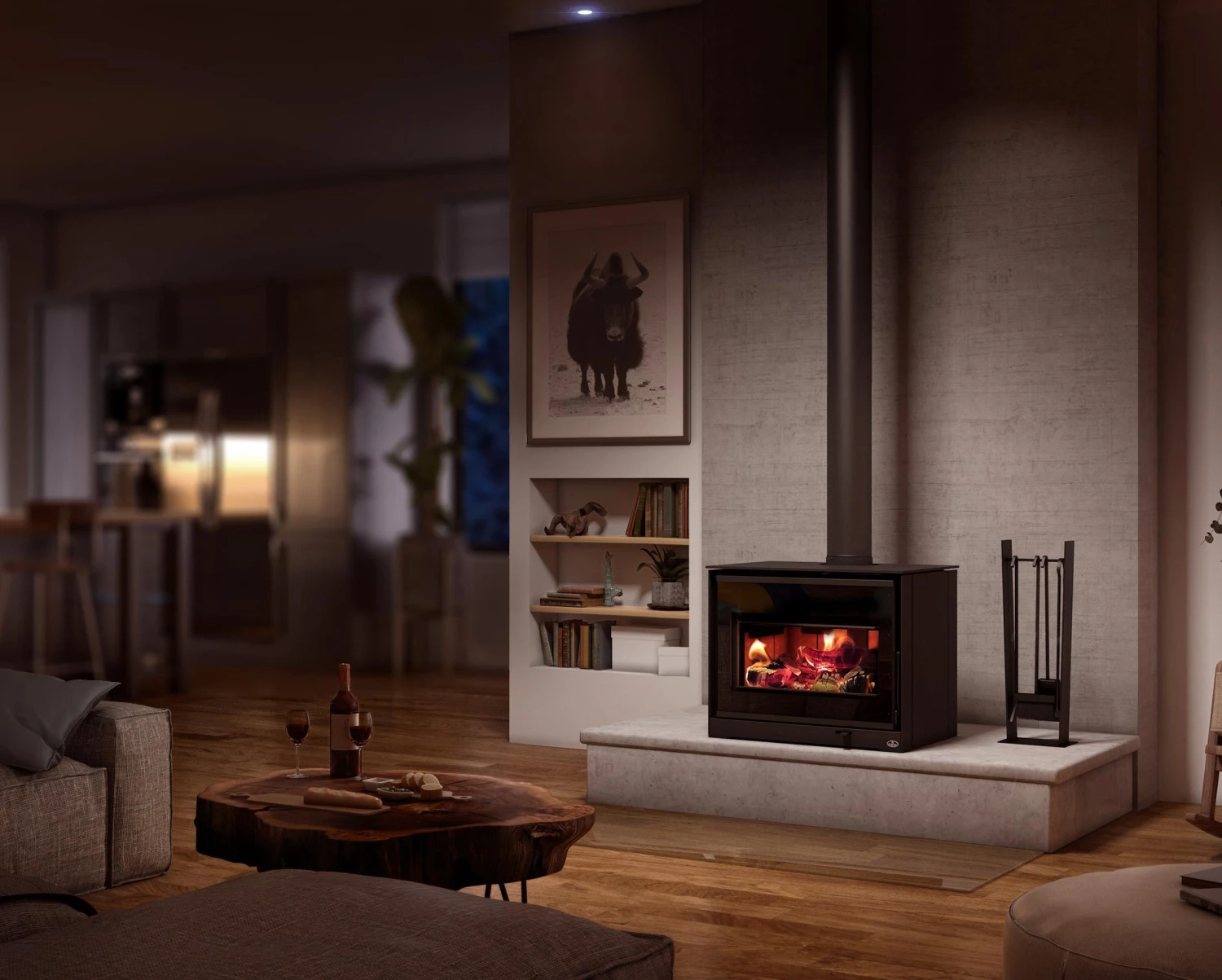 Osburn Inspire 2000 Wood Stove With Blower 4 Osburn Inspire 2000 Wood Stove With Blower - Image 2