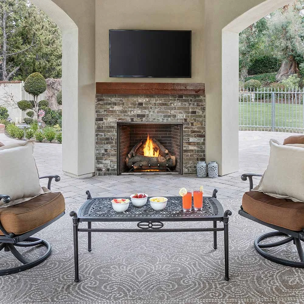 Outdoor Lifestyles Courtyard 36-Inch Outdoor Gas Fireplace 4 Outdoor Lifestyles Courtyard 36-Inch Outdoor Gas Fireplace - Image 2