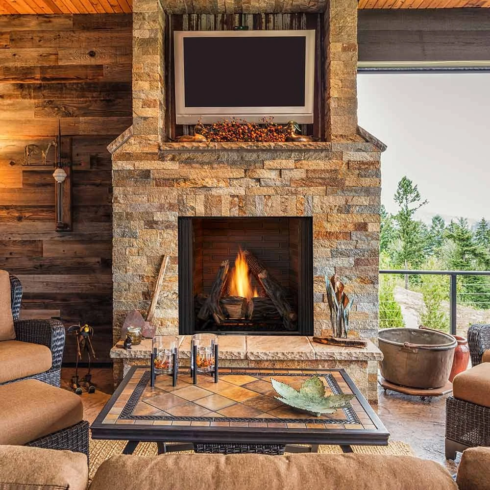 Outdoor Lifestyles Courtyard 42-Inch Outdoor Gas Fireplace With IntelliFire Ignition 4 Outdoor Lifestyles Courtyard 42-Inch Outdoor Gas Fireplace With IntelliFire Ignition - Image 2