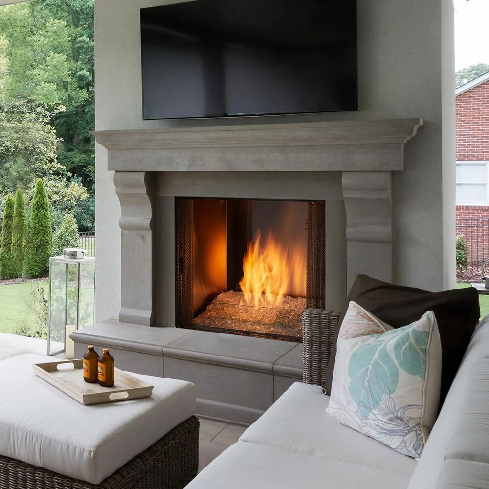 Outdoor Lifestyles Courtyard 42-Inch Contemporary Outdoor Natural Gas Fireplace With IntelliFire Ignition 4 Outdoor Lifestyles Courtyard 42-Inch Contemporary Outdoor Natural Gas Fireplace With IntelliFire Ignition - Image 2