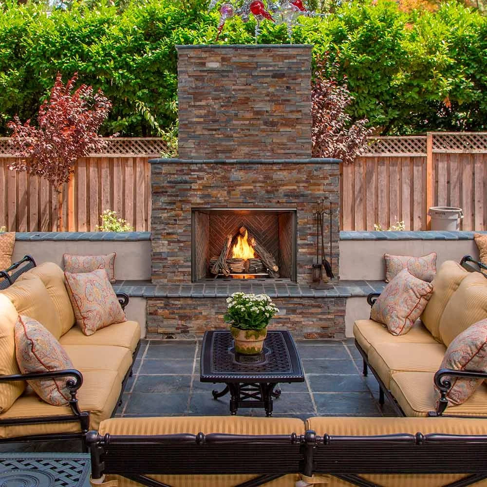 Outdoor Lifestyles Courtyard 42-Inch Outdoor Gas Fireplace 4 Outdoor Lifestyles Courtyard 42-Inch Outdoor Gas Fireplace - Image 2