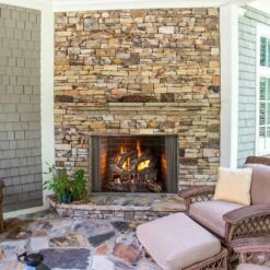 Outdoor Lifestyles Cottagewood 42-Inch Outdoor Firebox With Gas Log Set 9 Outdoor Lifestyles Cottagewood 42-Inch Outdoor Firebox With Gas Log Set -Lennox Fires Shop odctgwd 42 log config b 04 23 1