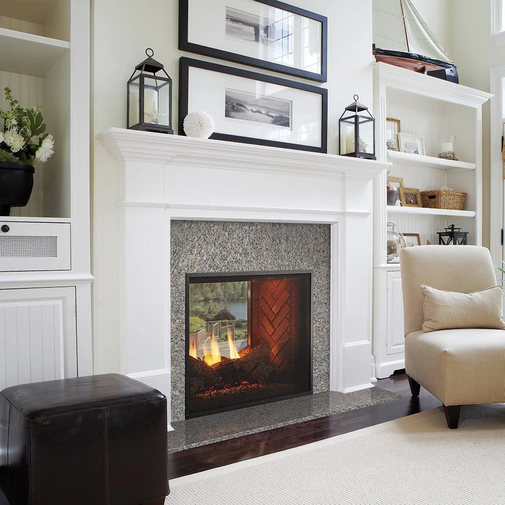 Outdoor Lifestyles Fortress 36-Inch Indoor/Outdoor See-Through Gas Fireplace With IntelliFire Ignition 4 Outdoor Lifestyles Fortress 36-Inch Indoor/Outdoor See-Through Gas Fireplace With IntelliFire Ignition - Image 2