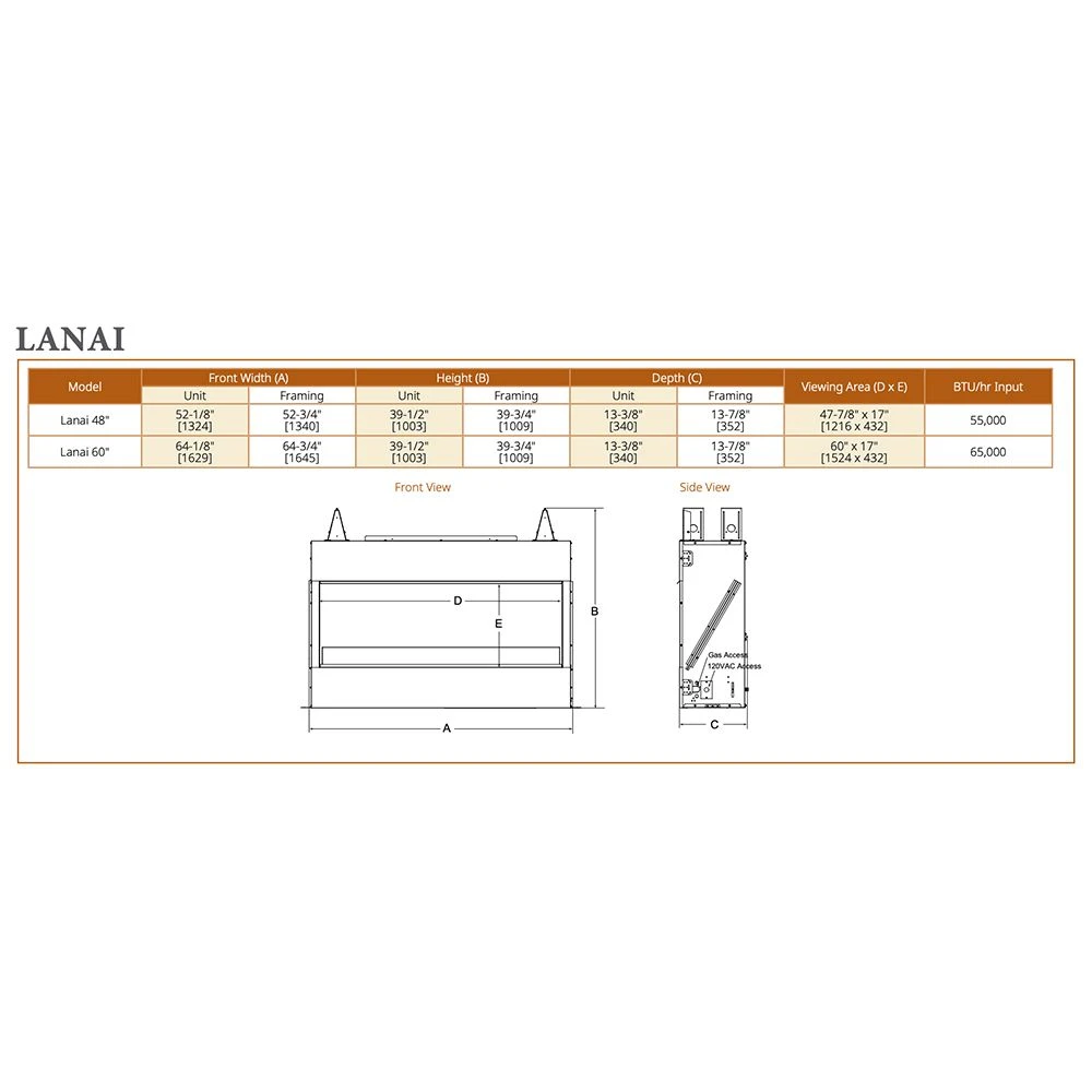 Outdoor Lifestyles Lanai 60-Inch Linear Outdoor Gas Fireplace With IntelliFire Ignition 8 Outdoor Lifestyles Lanai 60-Inch Linear Outdoor Gas Fireplace With IntelliFire Ignition - Image 6