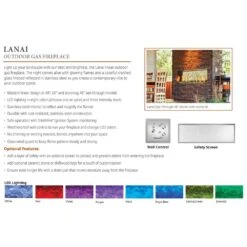 Outdoor Lifestyles Lanai 48-Inch Linear Outdoor See-Through Gas Fireplace With IntelliFire Ignition 9 Outdoor Lifestyles Lanai 48-Inch Linear Outdoor See-Through Gas Fireplace With IntelliFire Ignition -Lennox Fires Shop odlanaigst 48 config c 04 23
