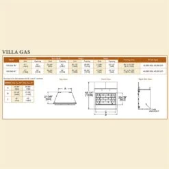 Outdoor Lifestyles Villa 36-Inch Outdoor Firebox With Gas Log Set -Lennox Fires Shop odvilla 42 b frw124 config f 04 23 1