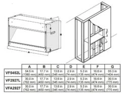 Dimplex VF2927L Opti-V Solo Electric Fireplace, 30-Inch -Lennox Fires Shop opti v dimensions1