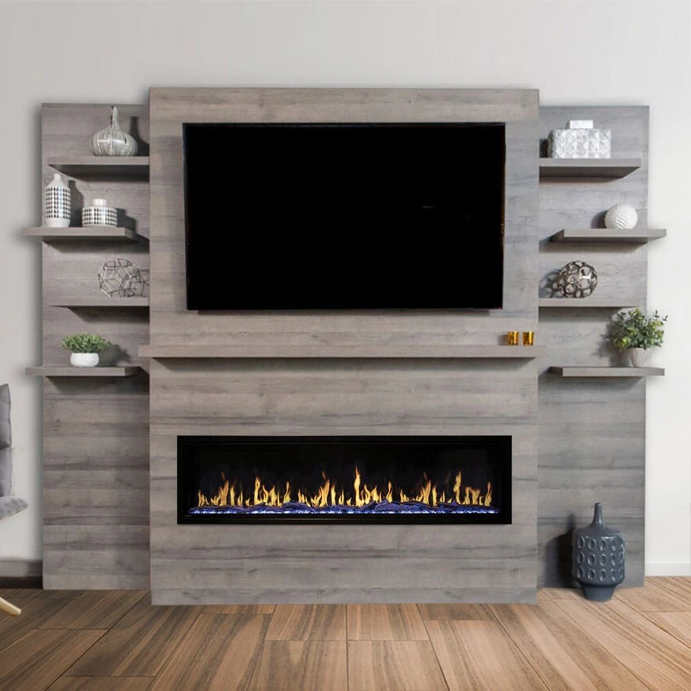 Modern Flames Orion Slim 60-Inch Linear Electric Fireplace With Allwood Wall System 4 Modern Flames Orion Slim 60-Inch Linear Electric Fireplace With Allwood Wall System - Image 2