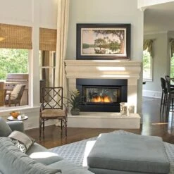 Sierra Flame PALISADE-36 36-Inch Palisade Direct Vent See-Through Built-In Gas Fireplace With Fireglass And Rock Media 9 Sierra Flame PALISADE-36 36-Inch Palisade Direct Vent See-Through Built-In Gas Fireplace With Fireglass And Rock Media -Lennox Fires Shop palisade config b 11 22 1