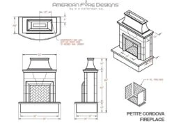 American Fyre Designs Petite Cordova Outdoor Gas Fireplace 19 American Fyre Designs Petite Cordova Outdoor Gas Fireplace -Lennox Fires Shop petite cordova specs